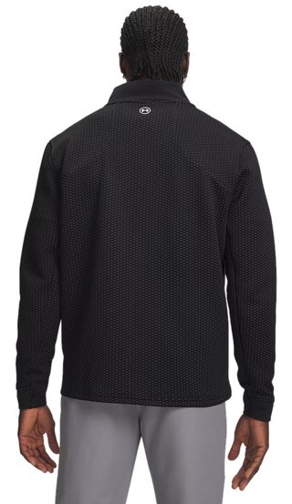 Under Armour Drive Pro Hybrid FZ men's sweatshirt, black/white