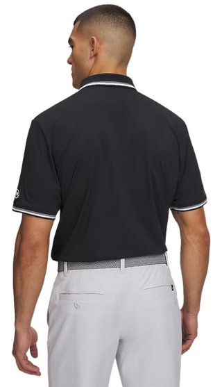 Under Armour ArmourDry Rib men's polo, black