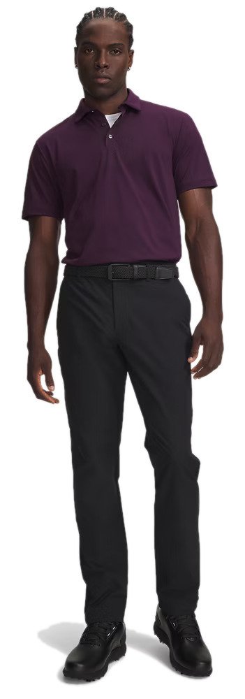 Under Armour Tech Tapered men's pants, black/white
