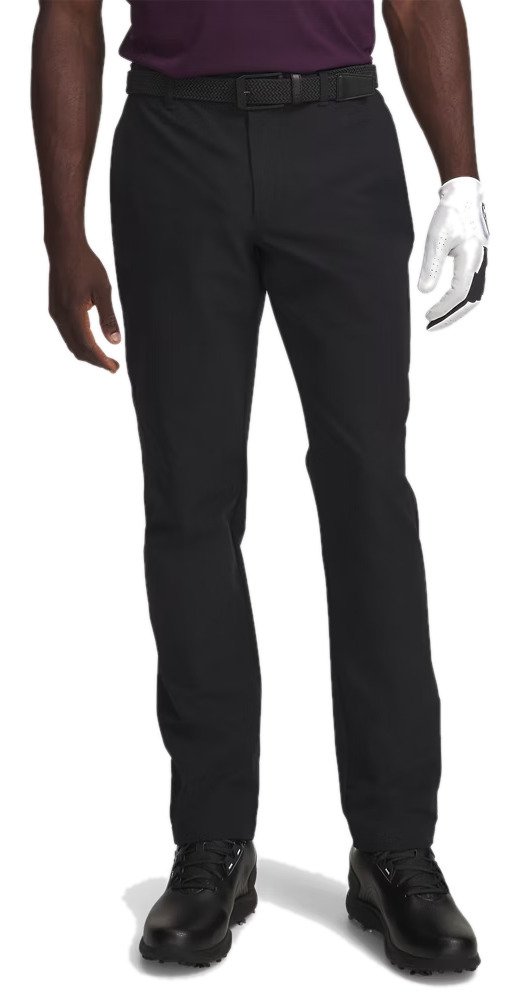 Under Armour Tech Tapered men's pants, black/white
