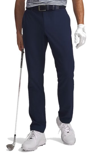 Under Armour Tech Tapered men's pants, academy/white