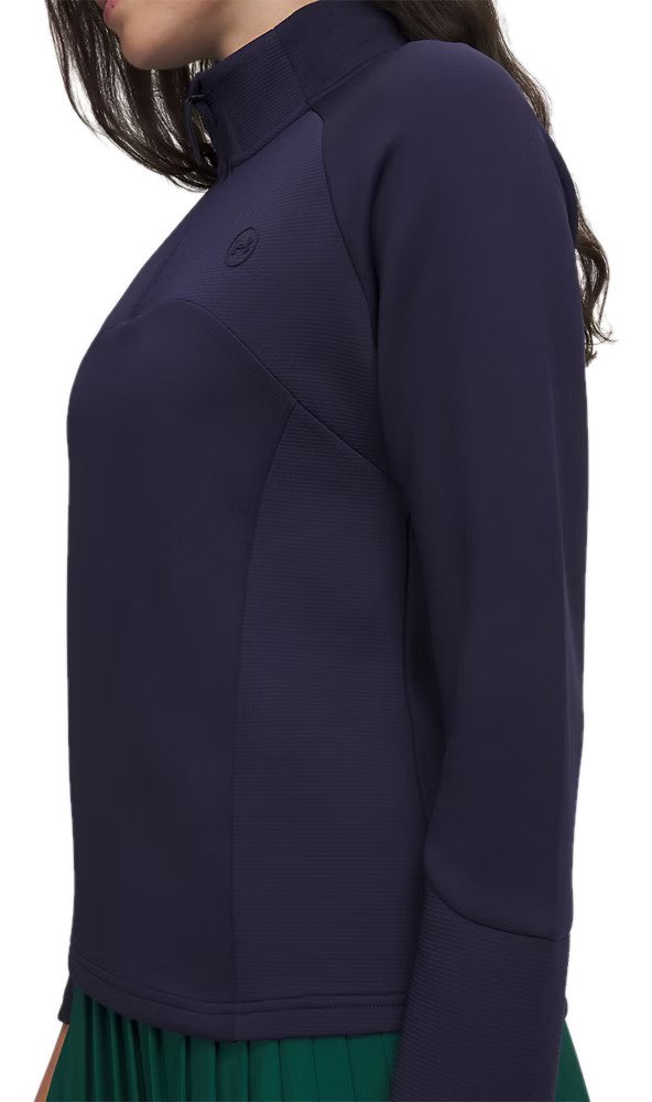 Under Armour UA Drive Midlayer 1/4 zip ladies sweatshirt, blue