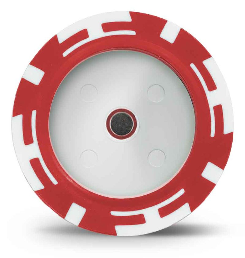 Masters Golf Poker Chip Disc Holder, red