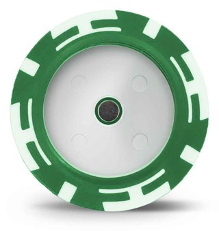 Masters Golf Poker Chip Disc Holder, green
