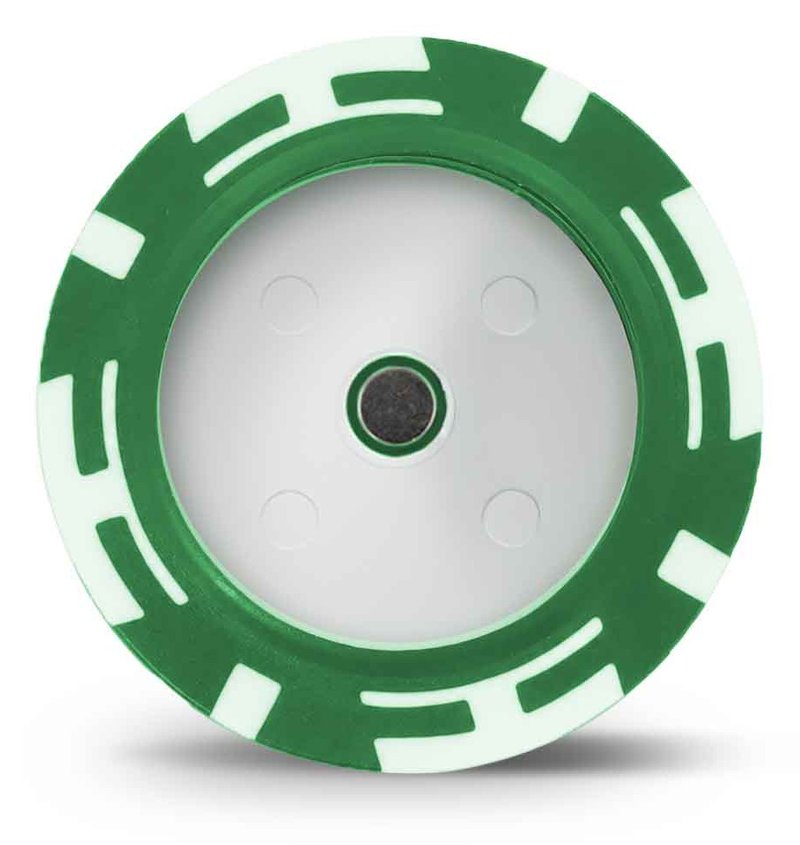 Masters Golf Poker Chip Disc Holder, green