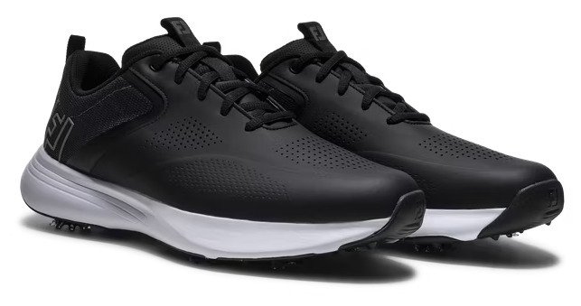 FootJoy Qualifier men's golf shoes, black/white/grey