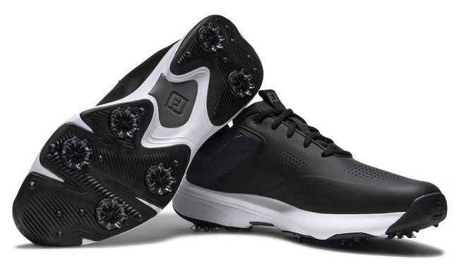 FootJoy Qualifier men's golf shoes, black/white/grey