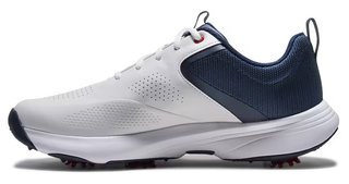 FootJoy Qualifier men's golf shoes, white/blue/red