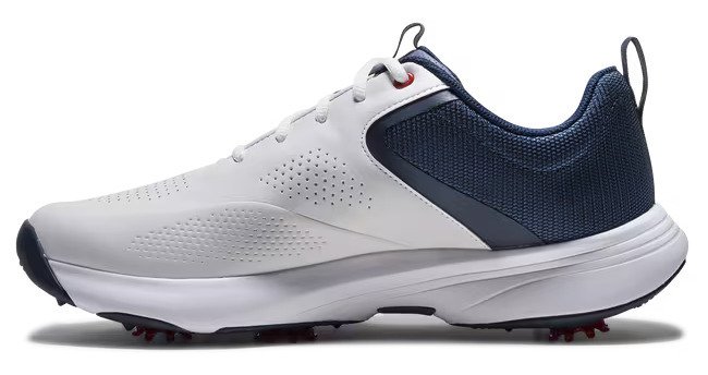 FootJoy Qualifier men's golf shoes, white/blue/red