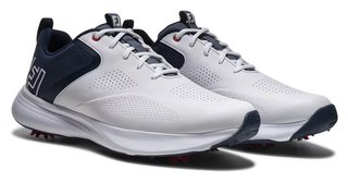 FootJoy Qualifier men's golf shoes, white/blue/red