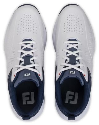 FootJoy Qualifier men's golf shoes, white/blue/red