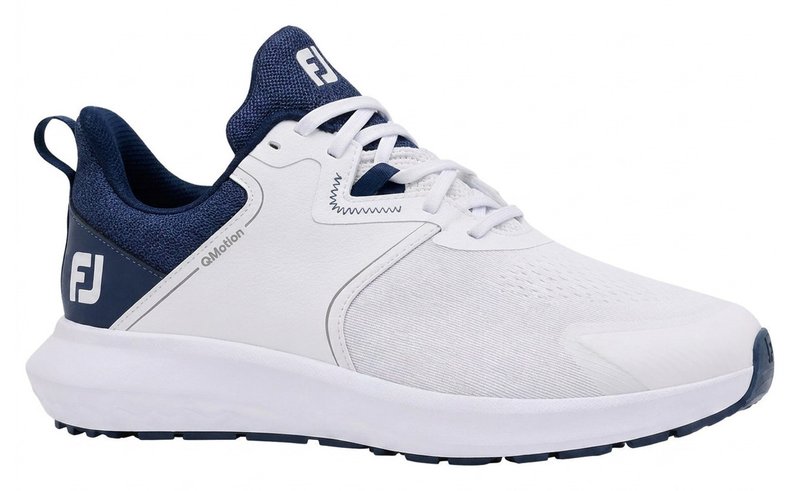 FootJoy Qmotion men's golf shoes, white/navy