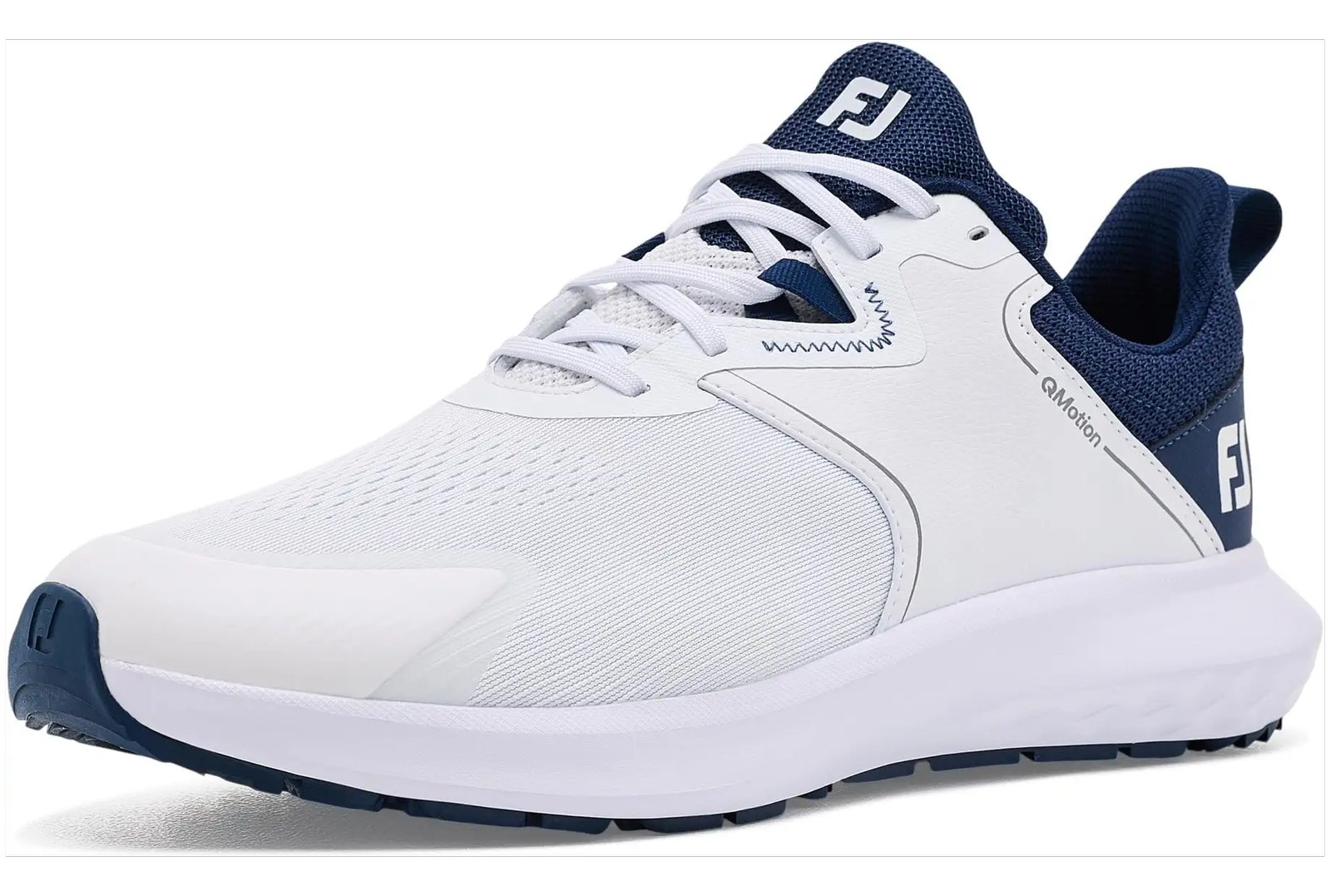 FootJoy Qmotion men's golf shoes, white/navy