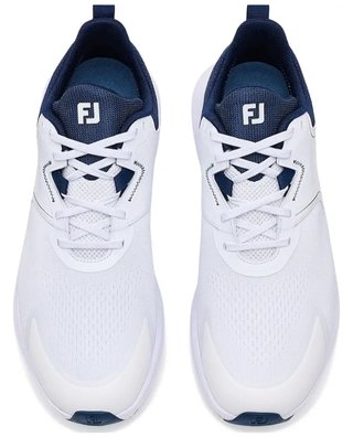 FootJoy Qmotion men's golf shoes, white/navy