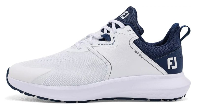 FootJoy Qmotion men's golf shoes, white/navy
