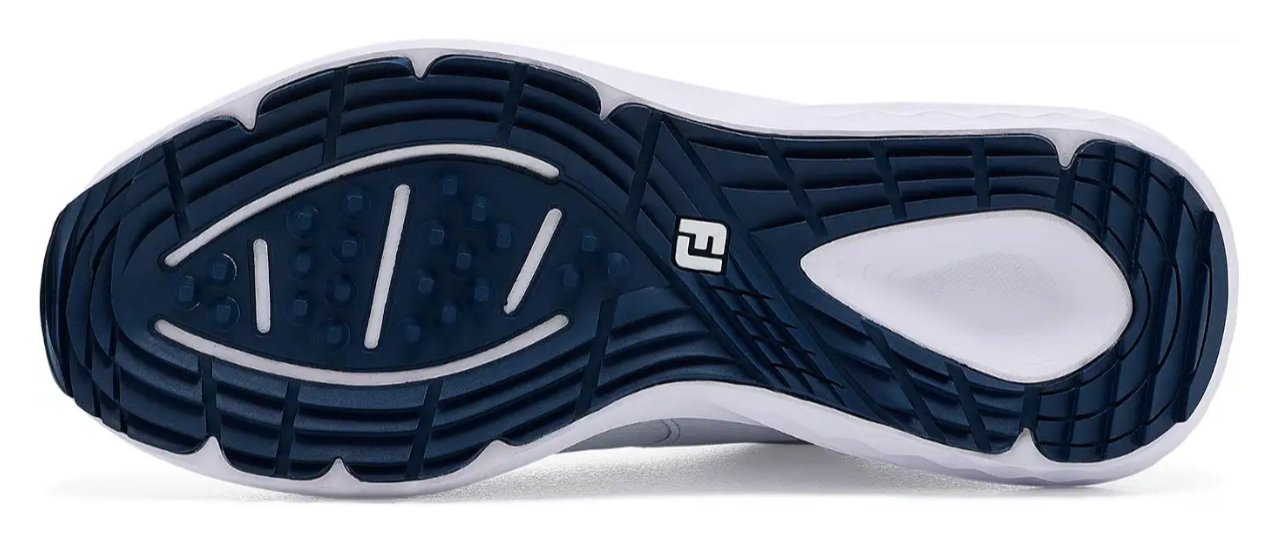 FootJoy Qmotion men's golf shoes, white/navy