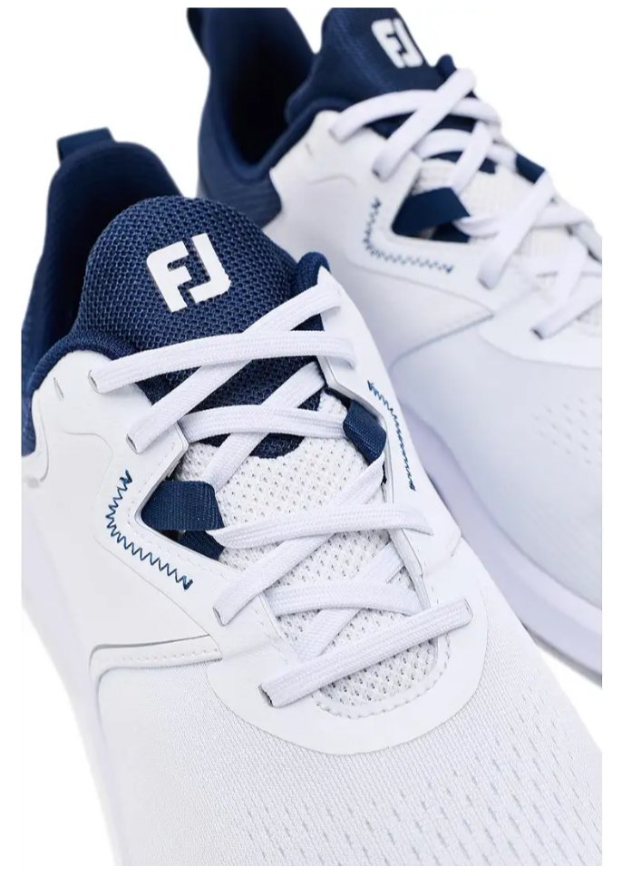 FootJoy Qmotion men's golf shoes, white/navy