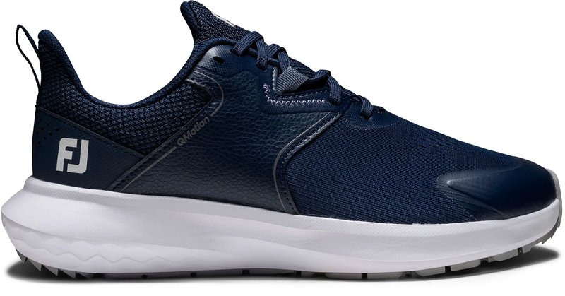 FootJoy Qmotion women's golf shoes, navy/blue/purple
