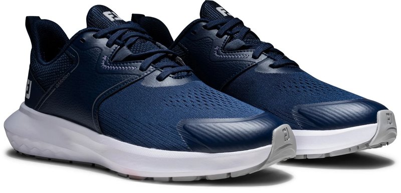 FootJoy Qmotion women's golf shoes, navy/blue/purple