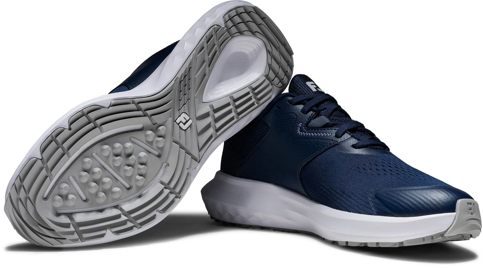 FootJoy Qmotion women's golf shoes, navy/blue/purple