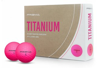 Prisma Titanium golf balls (12 balls), Pink
