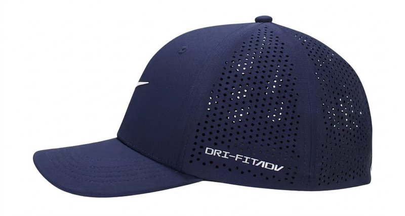 Nike Rise unisex golf cap, navy/white