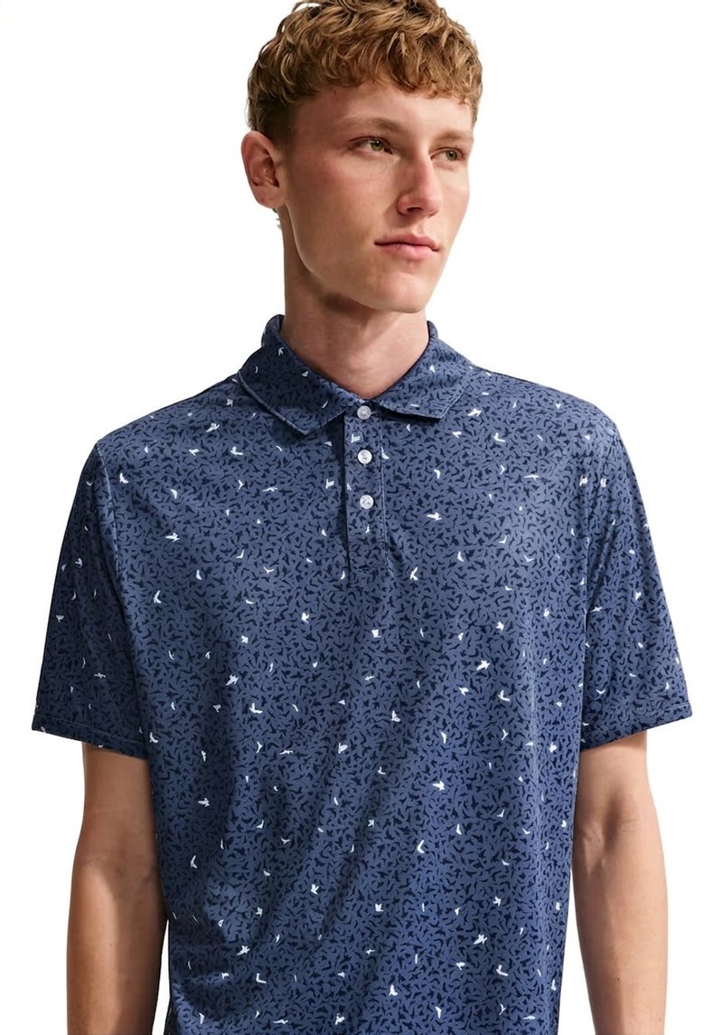 Nike Par men's polo, microprint birds