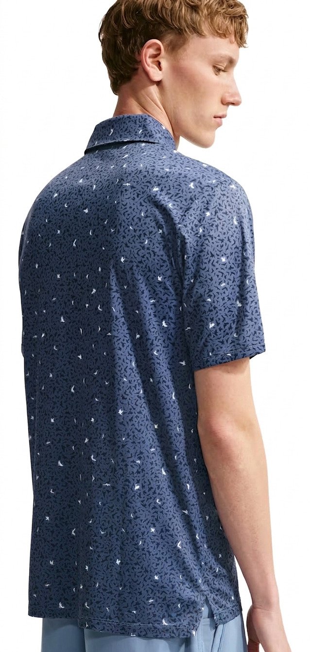 Nike Par men's polo, microprint birds