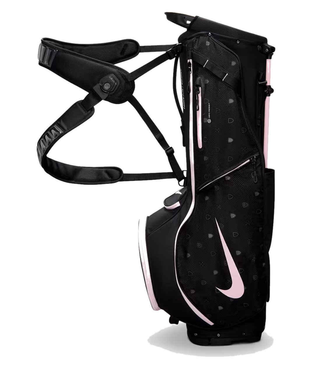 Nike Air Sport 2 stand bag, black/sail/pink/pink foam