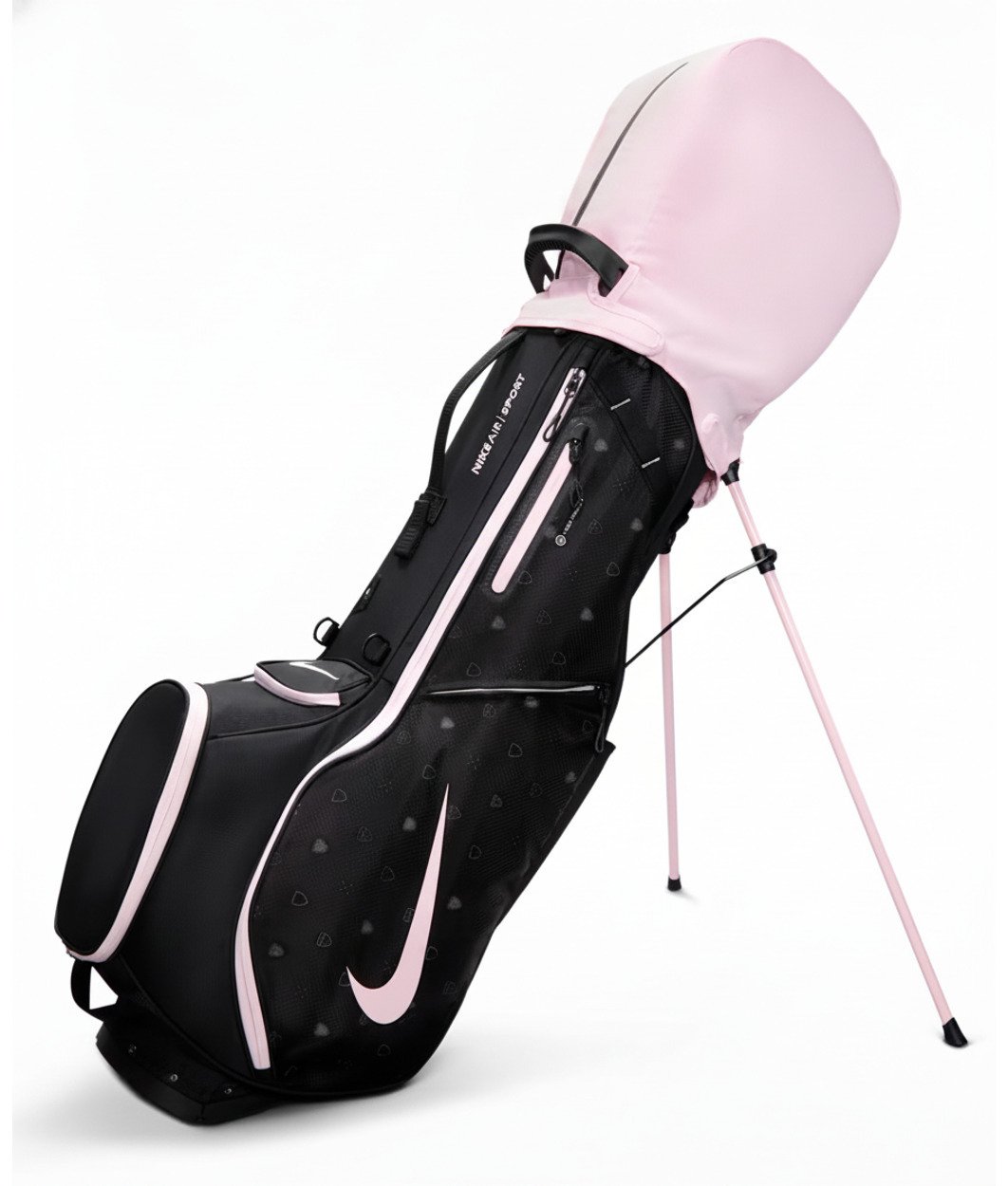 Nike Air Sport 2 stand bag, black/sail/pink/pink foam