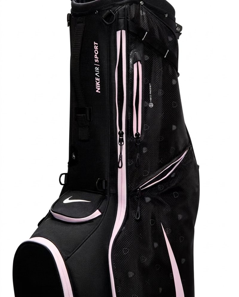 Nike Air Sport 2 stand bag, black/sail/pink/pink foam