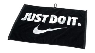 Nike Performance golf towel, black/white
