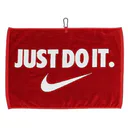 Nike Performance golf towel, red/white