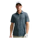 Nike Par Dri-FIT Grass Print men's polo, black