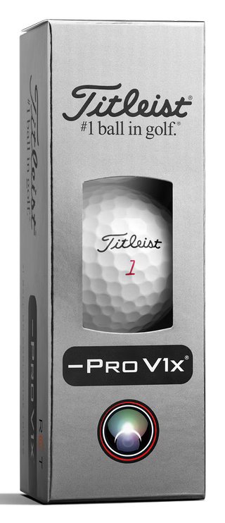 Titleist Pro V1x Left Dash RCT golf balls 2026