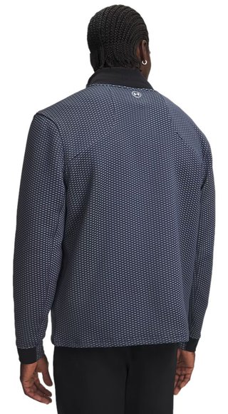 Under Armour Drive Pro Hybrid FZ men's sweatshirt, downpour grey/white