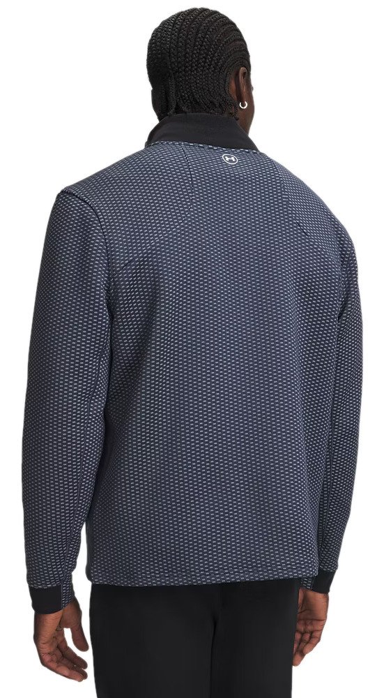 Under Armour Drive Pro Hybrid FZ men's sweatshirt, downpour grey/white