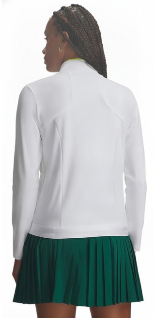 Under Armour Drive Lightweight ladies sweatshirt, white/green citrone