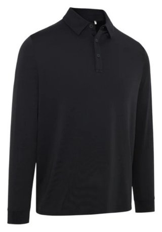 Callaway Soft Touch Long Sleeve mens polo, caviar