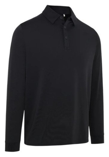 Callaway Soft Touch Long Sleeve mens polo, caviar