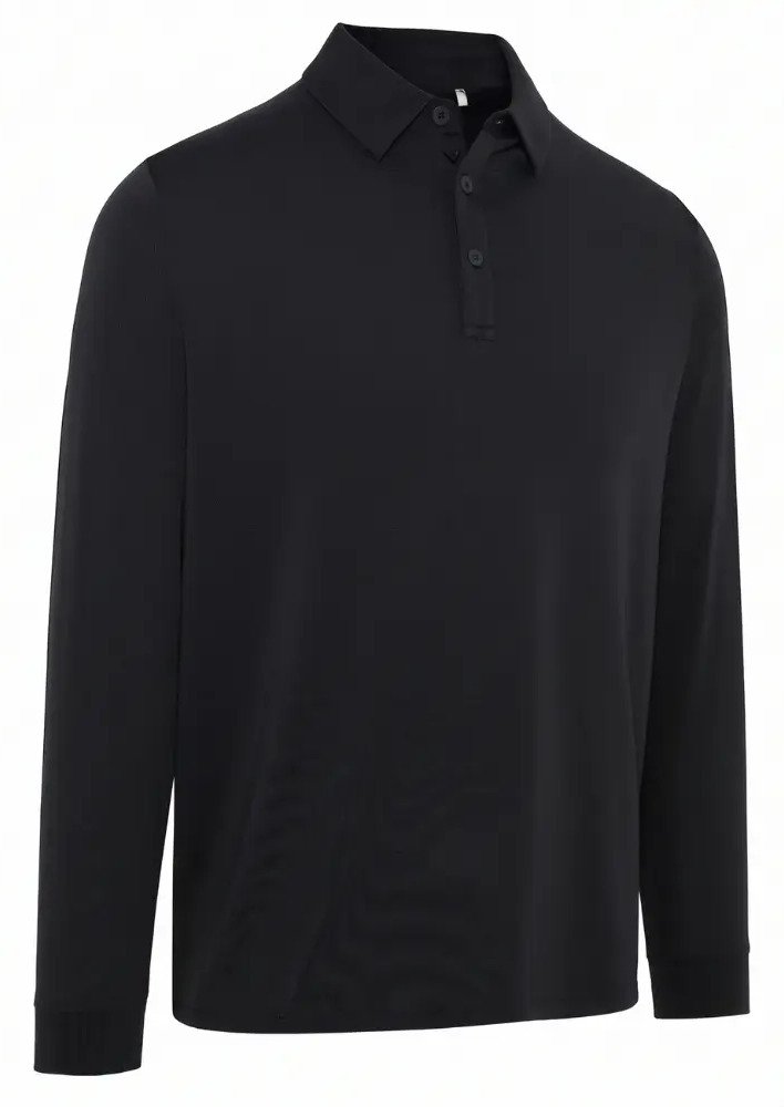 Callaway Soft Touch Long Sleeve mens polo, caviar