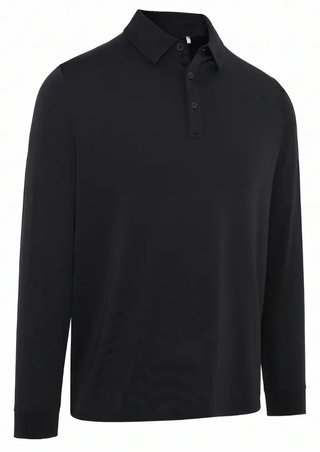 Callaway Soft Touch Long Sleeve mens polo, caviar