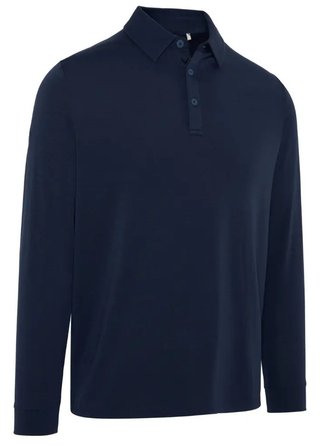 Callaway Soft Touch Long Sleeve men's polo, peacoat