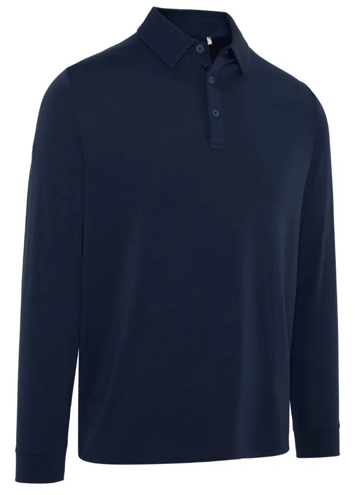 Callaway Soft Touch Long Sleeve men's polo, peacoat