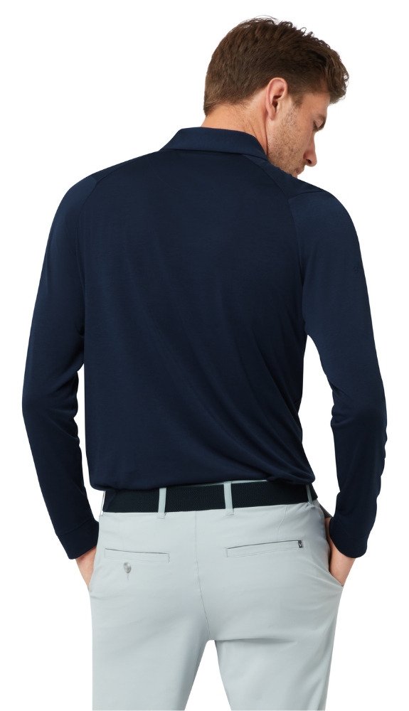 Callaway Soft Touch Long Sleeve men's polo, peacoat