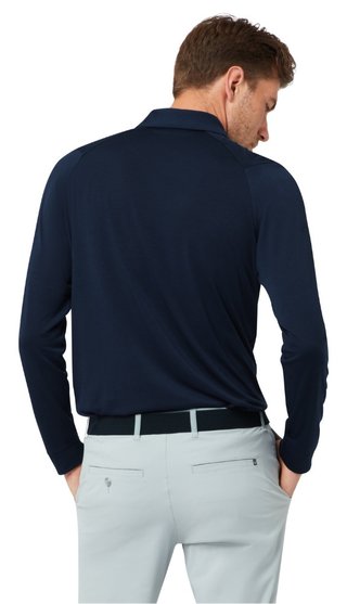 Callaway Soft Touch Long Sleeve men's polo, peacoat