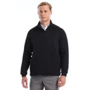 Callaway Chev Jacquard men's pullover, caviar