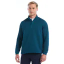 Callaway Chev Jacquard men's pullover, blue coral