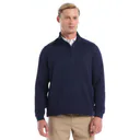 Callaway Chev Jacquard men's pullover, peacoat