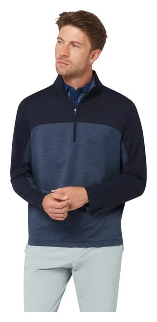 Callaway Lightweight Lux Touch men's pullover, peacoat
